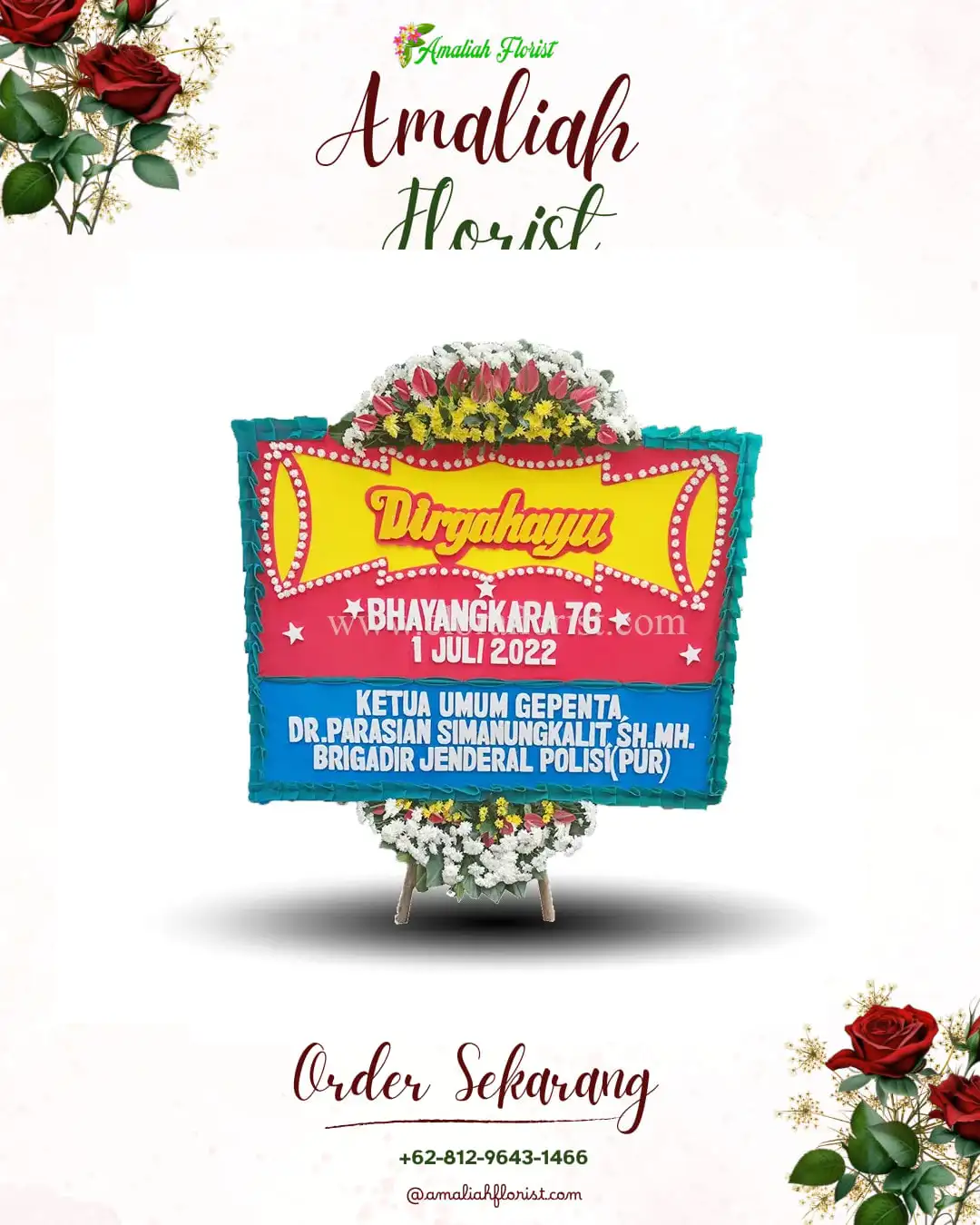 Papan Bunga HUT Ulang Tahun Citeras